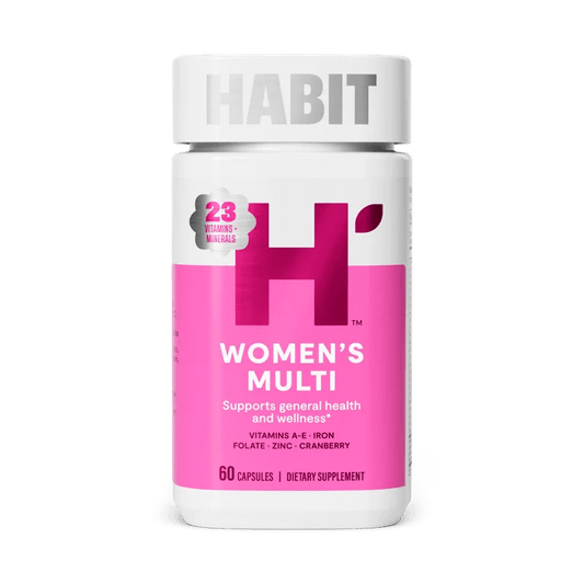 HABIT Women’s Multivitamin | Supports Health & Wellness | Vitamins A - E, Iron, Folate, Zinc | 60 Capsules Exp 06/2026 - Ome's Beauty Mart