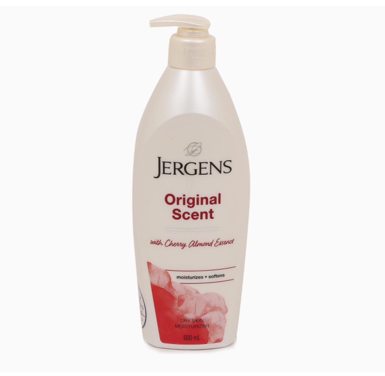 Jergens Original Scent Body Moisturizer with Cherry Almond Essence | for Dry Skin | 20.2oz/600ml Exp 10/2026 - Ome's Beauty Mart