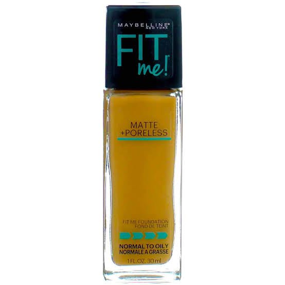 Maybelline Fit Me Matte + Poreless Liquid Foundation | Oil-Free | 322 - Warm Honey - Ome's Beauty Mart