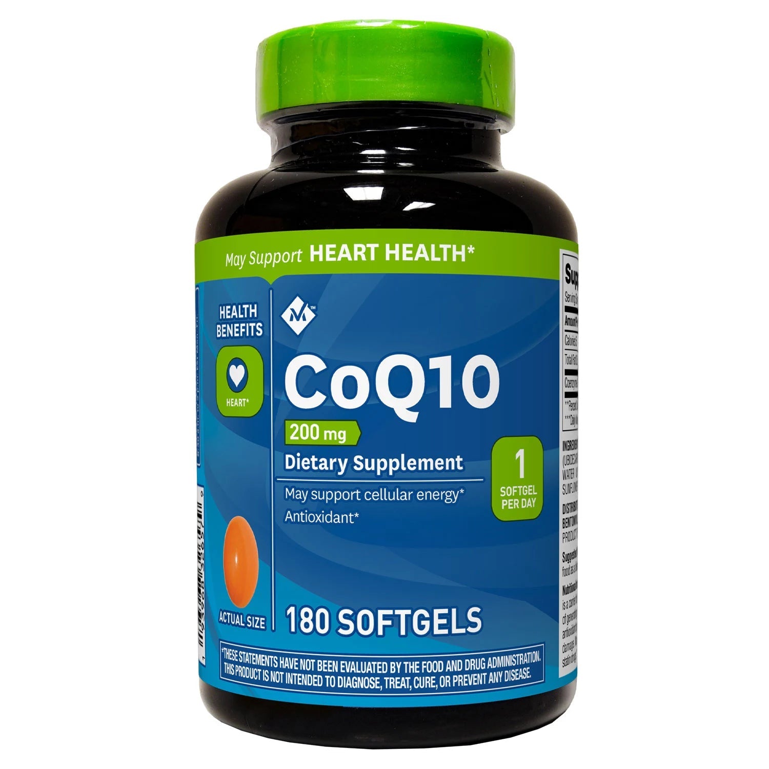 Member's Mark Coenzyme CoQ 10 200mg | 180 Servings - 6 Months Supply | Supports Heart Health | 180 Softgels Exp 10/2026 - Ome's Beauty Mart