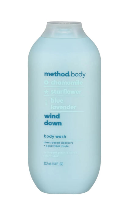 Method Wind Down Body Wash | Chamomile, Starflower & Blue Lavender | 18oz/532ml - Ome's Beauty Mart