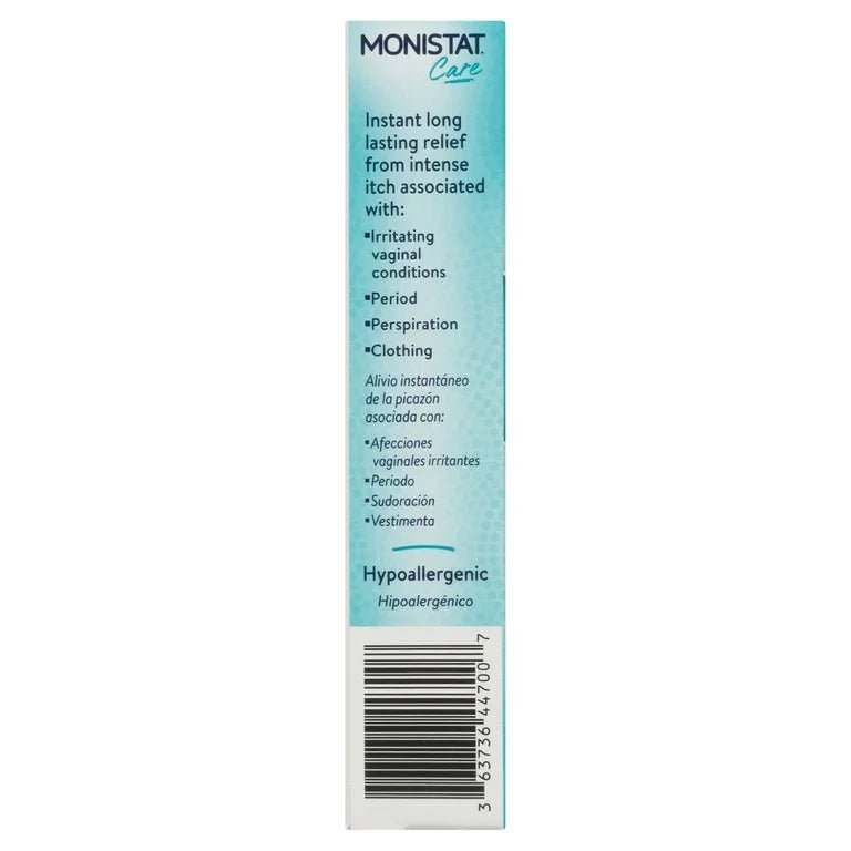 Monistat Vaginal Instant Itch Relief Cream for Women | Hydrocortisone 1% | Maximum Strength Feminine Itch Care | 1oz/28g Exp Apr 2027 - Ome's Beauty Mart