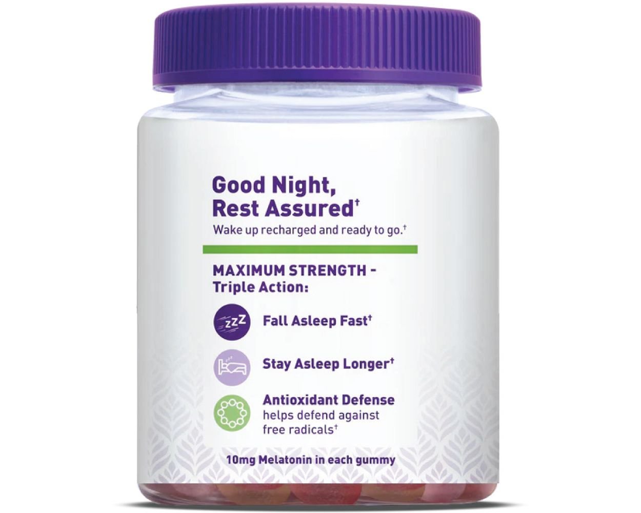 Natrol® MelatoninMax™ 10mg | Sleep Gummy | 10mg per Gummy | Blueberry Flavor 50 Gummies Exp 02/2025 - Ome's Beauty Mart