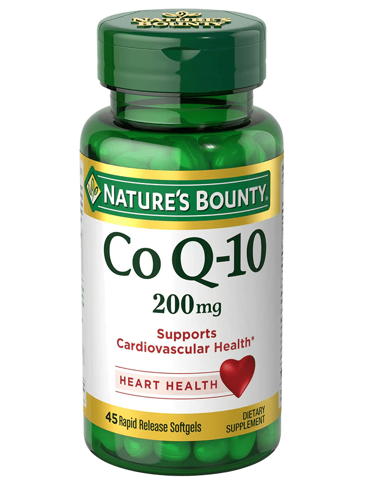 Nature's Bounty CoQ - 10 200mg | Supports Heart Health & Healthy Aging | 45 Rapid Release Softgels Exp 03/2025 - Ome's Beauty Mart