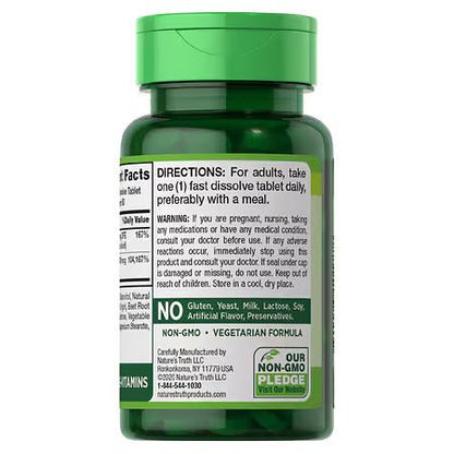 Nature’s Truth B12 Vitamin 500 mcg | 60 Tablets Exp 11/2026 - Ome's Beauty Mart