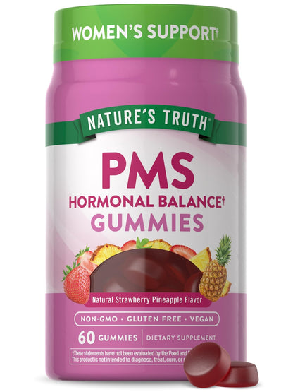 Nature's Truth PMS Hormonal Balance Support Gummies for Women | 60 Gummies Exp 01/2026 - Ome's Beauty Mart