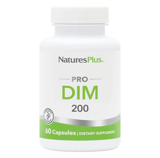 NaturesPlus PRO DIM (Diindolylmethane) 200 | Contains Lecithin and Bioperine | 60 Capsules Exp 10/2027 - Ome's Beauty Mart