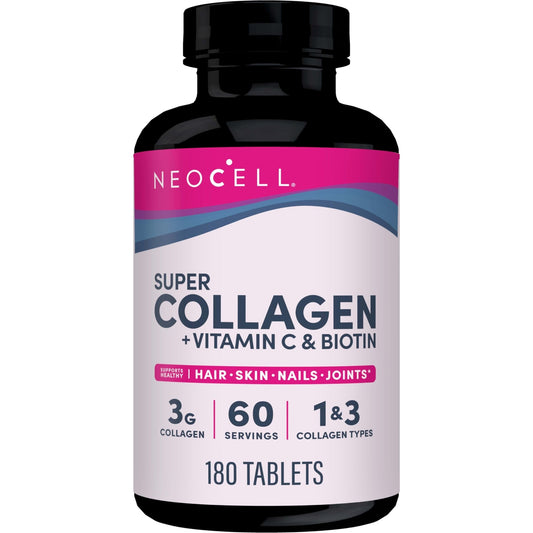 NeoCell Super Collagen + Vitamin C + Biotin 180 tablets Exp 10/2025 (New Packaging) - Ome's Beauty Mart
