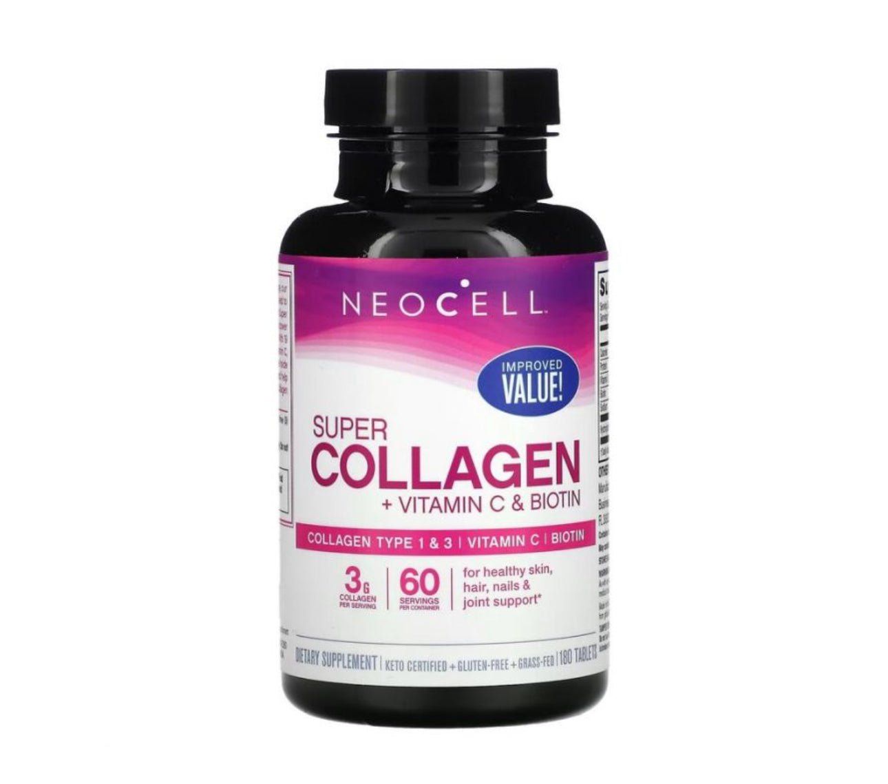 NeoCell Super Collagen + Vitamin C + Biotin 180 Tablets (Old Packaging) - Ome's Beauty Mart