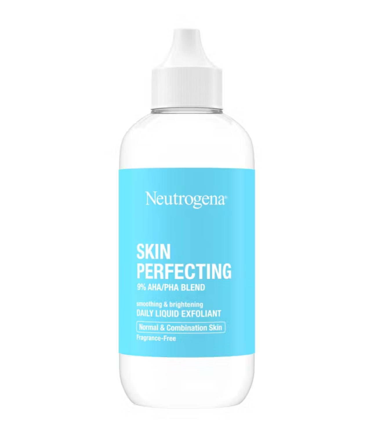 Neutrogena Skin Perfecting Liquid Face Exfoliant Normal/Combination | AHA/PHA Blend | Smoothing and Brightening Toner - 4oz/118ml (Slightly Rough Paper Pack - See last picture) - Ome's Beauty Mart