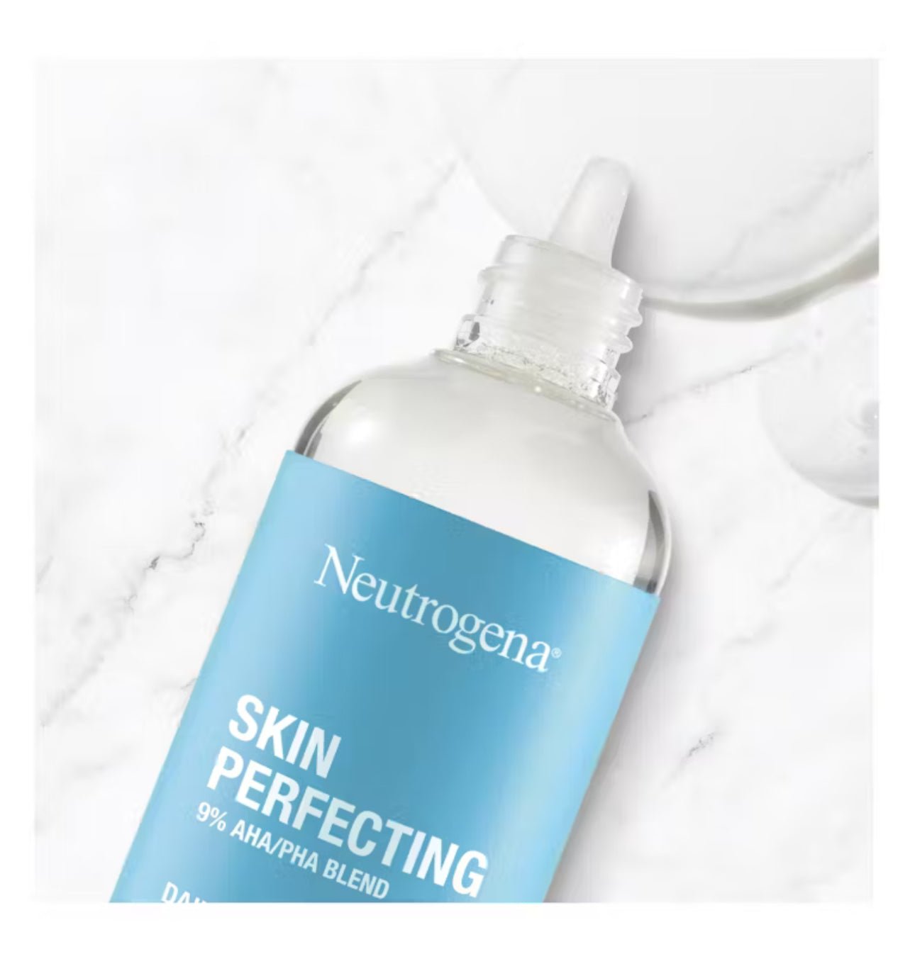 Neutrogena Skin Perfecting Liquid Face Exfoliant Normal/Combination | AHA/PHA Blend | Smoothing and Brightening Toner - 4oz/118ml (Slightly Rough Paper Pack - See last picture) - Ome's Beauty Mart