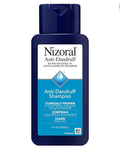 Nizoral Anti Dandruff Shampoo | 1% Ketoconazole | 7 fl.oz Exp 09/2025 * Rough paper pack - see last picture - Ome's Beauty Mart