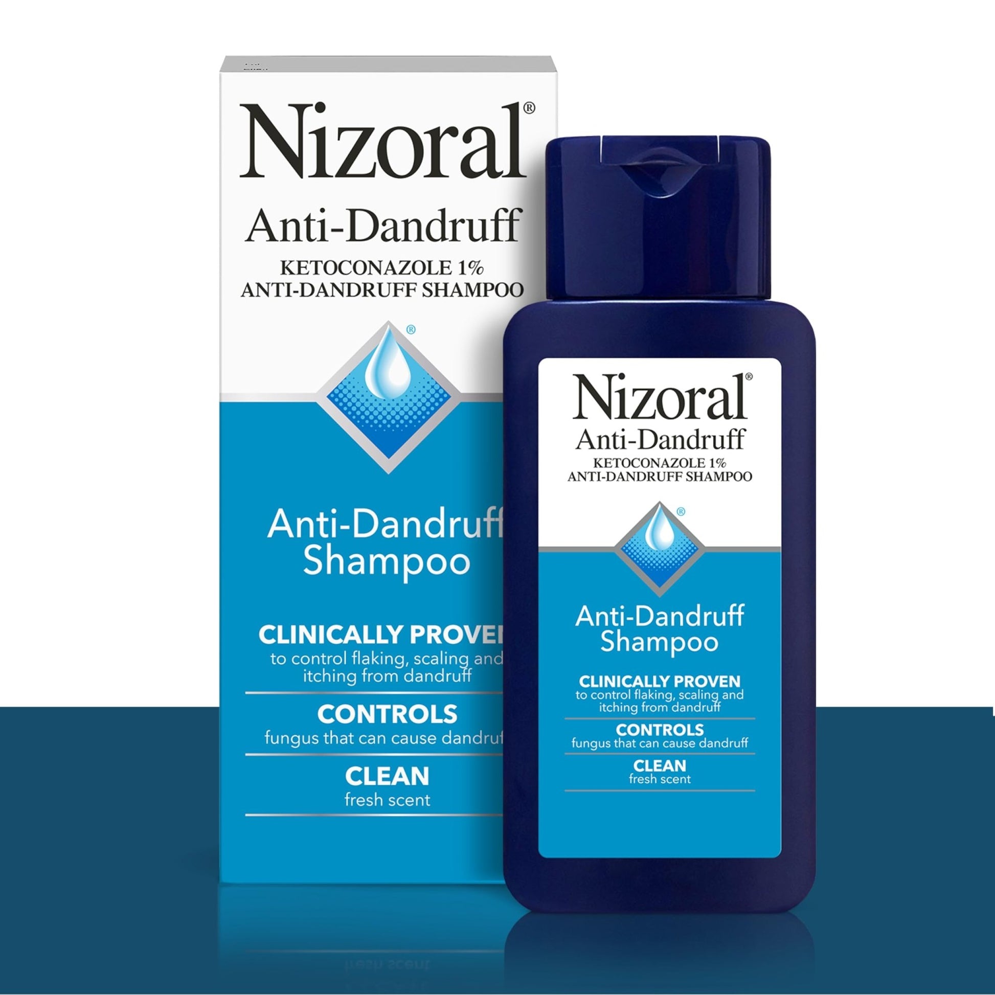 Nizoral Anti Dandruff Shampoo | 1% Ketoconazole | 7 fl.oz Exp 09/2025 * Rough paper pack - see last picture - Ome's Beauty Mart