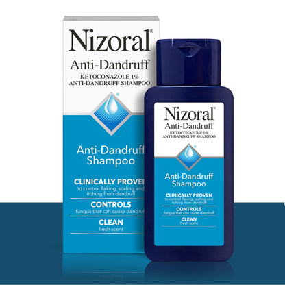 Nizoral Anti Dandruff Shampoo | 1% Ketoconazole | 7 fl.oz Exp 09/2025 * Rough paper pack - see last picture - Ome's Beauty Mart