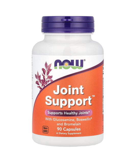 NOW Joint Support™ with Glucosamine, Boswellin® and Sea Cucumber, 90 Capsules | Supports Healthy Joint | Exp 03/2028 - Ome's Beauty Mart