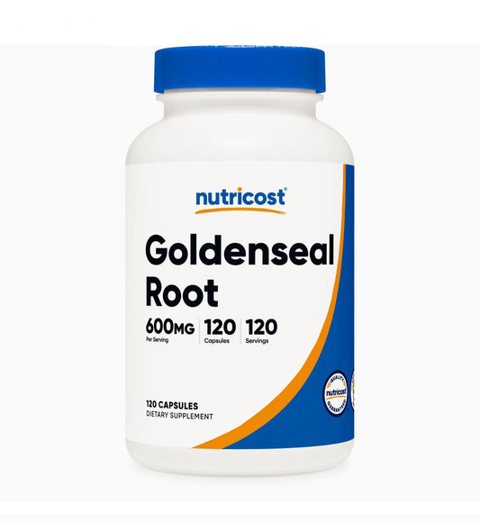 Nutricost Goldenseal Root 600mg 120 Capsules - Ome's Beauty Mart
