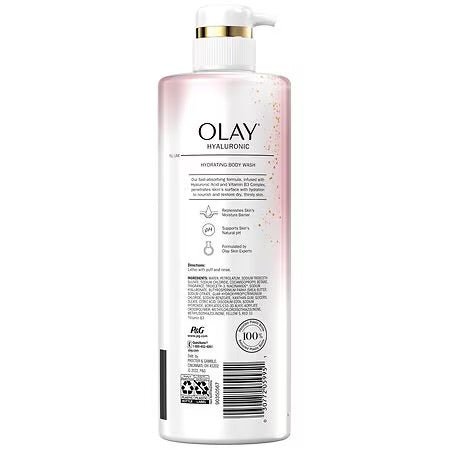 Olay Cleansing & Nourishing Body Wash with Hyaluronic Acid and Vitamin B3 - 20oz - Ome's Beauty Mart