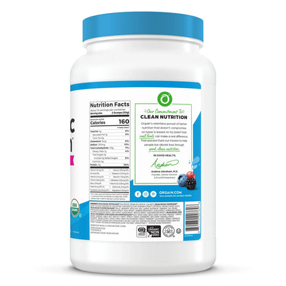Orgain Organic Plant - Based Protein Powder with 50 Superfoods + Prebiotic | 21g Plant Protein | 24 Servings | Vanilla Bean Flavored , 2.7Lb (1.22kg) Exp 03/2026 - Ome's Beauty Mart