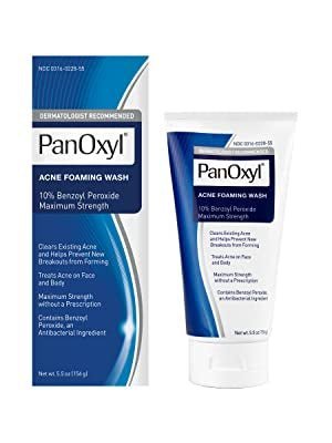 PanOxyl® Acne Foaming Wash Benzoyl Peroxide 10% | Maximum Strength| 5.5oz Exp 12/2025 - Ome's Beauty Mart