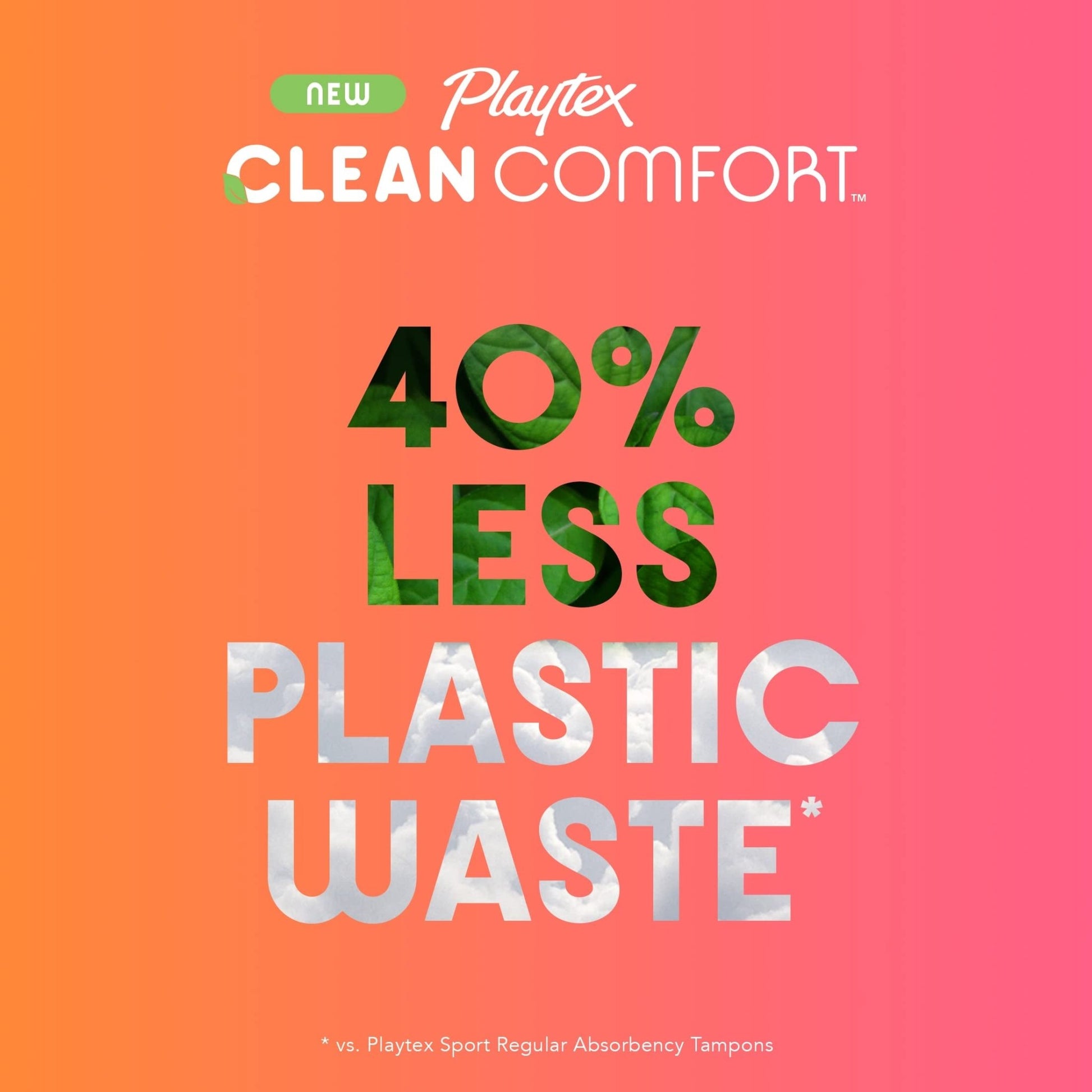 Playtex Clean Comfort Organic Cotton Core Tampons - Super Absorbency | Fragrance - Free | 30 Super Tampons - Ome's Beauty Mart