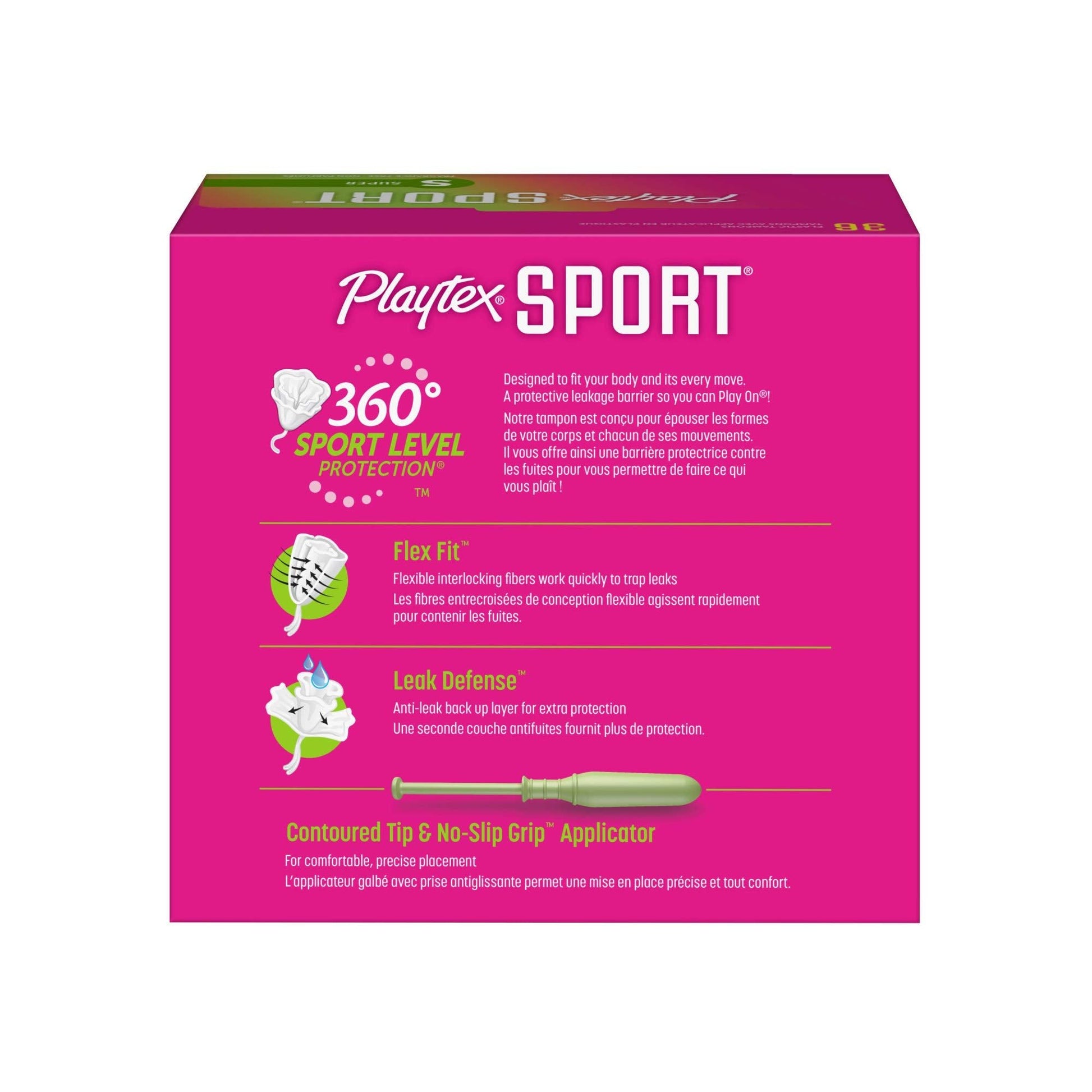 Playtex Sport Tampons, Super Absorbency, Fragrance - Free - 36 Super Tampons - Ome's Beauty Mart