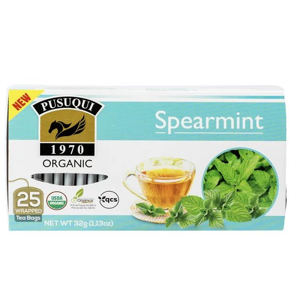 Pusuqui Spearmint Tea 25 tea bags Exp 30/08/2024 - Ome's Beauty Mart