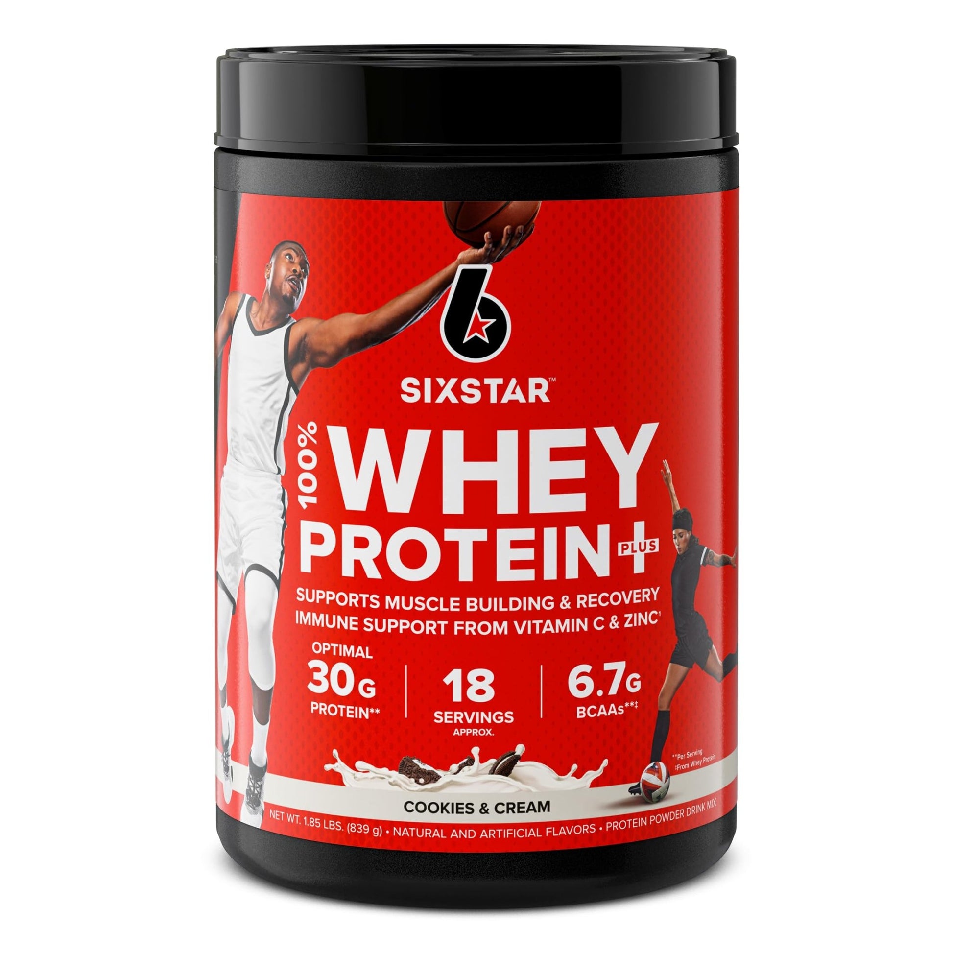 Six Star Elite Series 100% Whey Protein Plus Cookies and Cream 1.8lbs/839g Exp 05/2026 - Ome's Beauty Mart