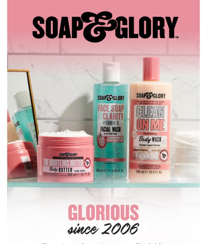 Soap & Glory Call of Fruity Body Lotion - with Vitamin E, Coconut Oil & Aloe Extracts, Tropical Fruits, Juicy Melon & Hibiscus - 16.9oz/500ml - Ome's Beauty Mart