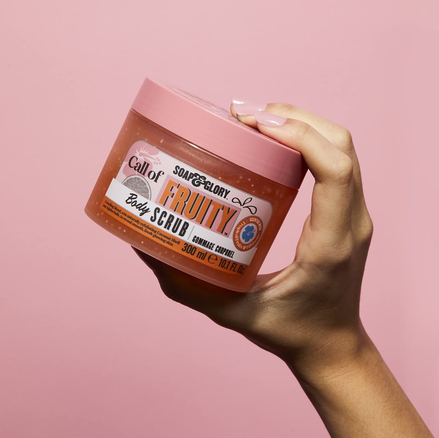 Soap & Glory Call Of Fruity Exfoliating Body Scrub - 10.1oz/300g - Ome's Beauty Mart