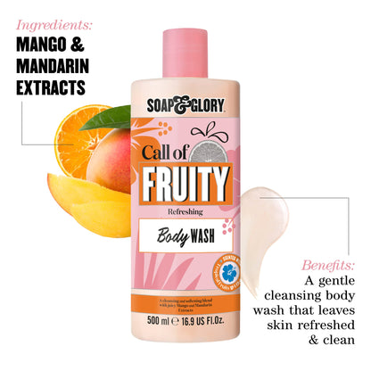 Soap & Glory Call Of Fruity Shower Gel Body Wash 16.9oz/500ml - Ome's Beauty Mart