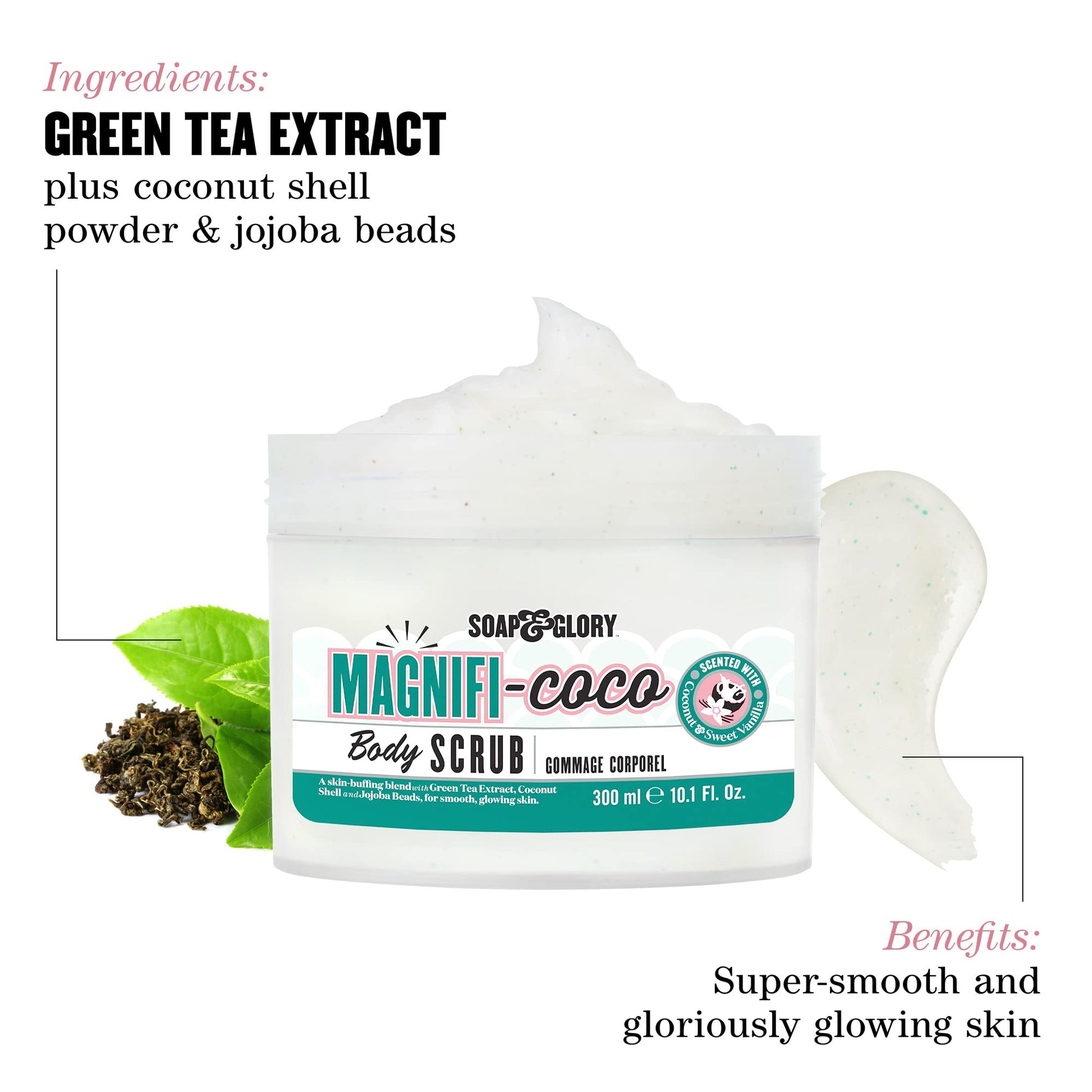 Soap & Glory Magnifi - Coco Buff And Ready Exfoliating Coconut Body Scrub - 10.1oz/300g - Ome's Beauty Mart