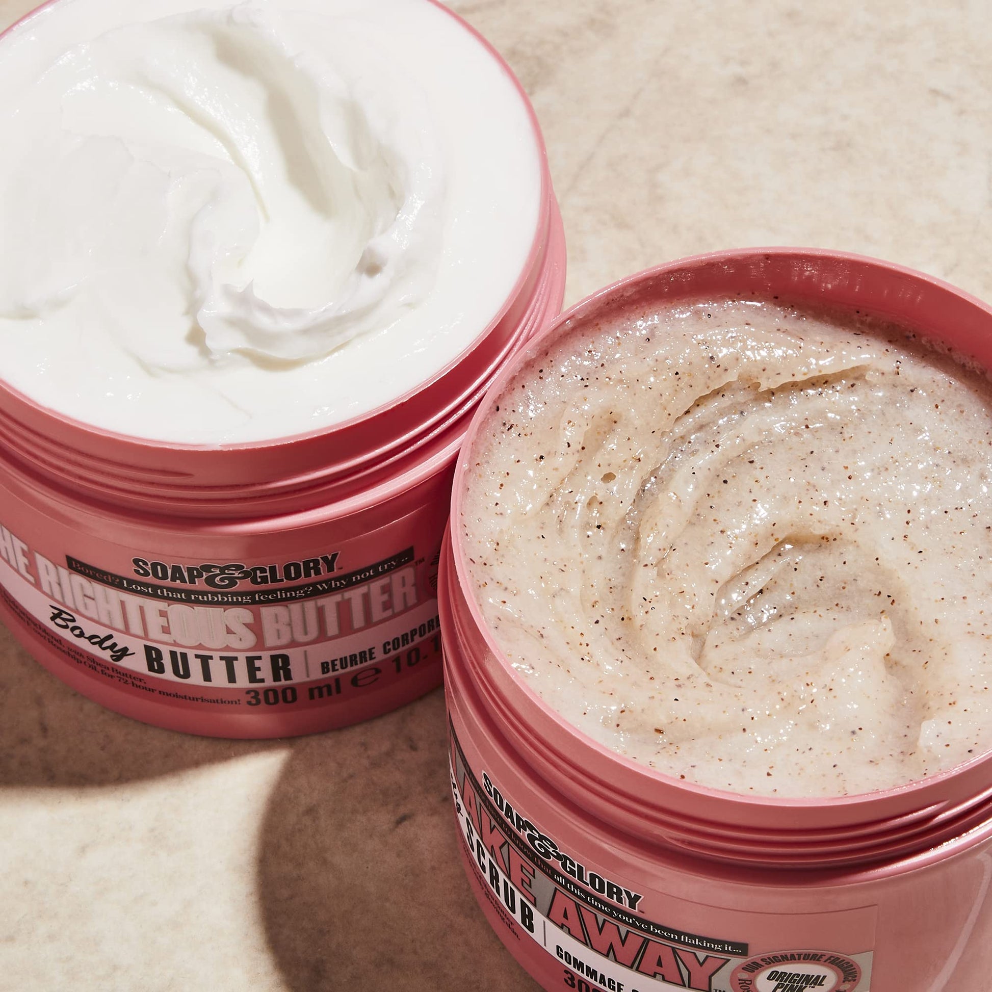 Soap & Glory The Righteous Butter Moisturising Body Butter | Original Pink | 10.1oz/300ml - Ome's Beauty Mart