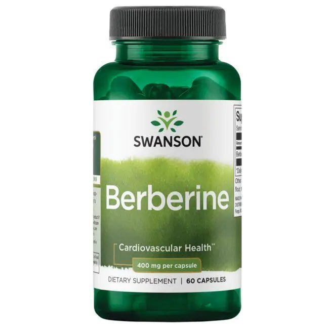 Swanson Berberine 400mg 60 Capsules Exp 02/2026 - Ome's Beauty Mart