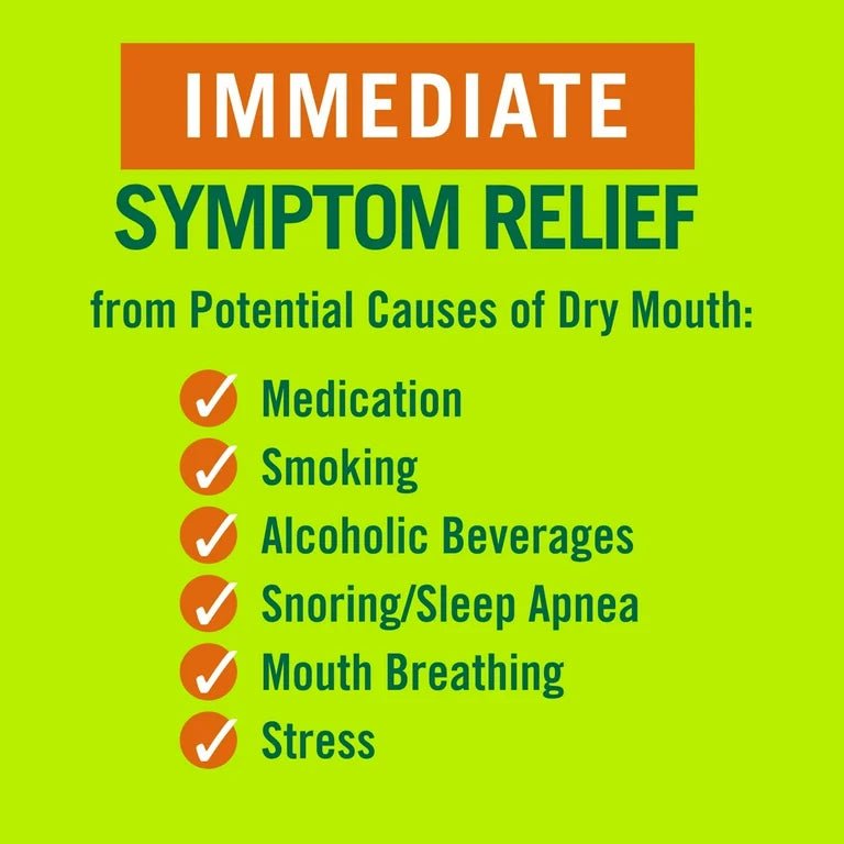 Therabreath Dry Mouth Oral Rinse | Mouth Wash | Relieves Dry Mouth Symptoms | Dentist Formulated | Tingling Mint - 16oz Exp 03/2025 - Ome's Beauty Mart