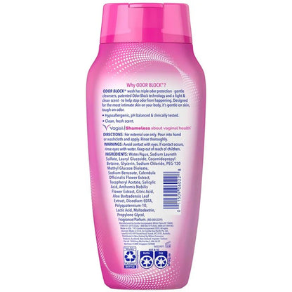 Vagisil Odor Block Daily Intimate Vaginal Feminine Wash | Triple Odor Protection 354ml - Ome's Beauty Mart