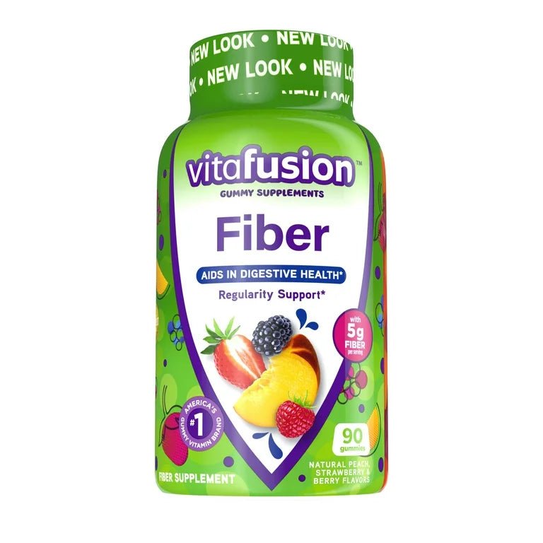 Vitafusion Fiber Gummy Vitamins | Digestive Regularity Support | Exp 06/25 - Ome's Beauty Mart