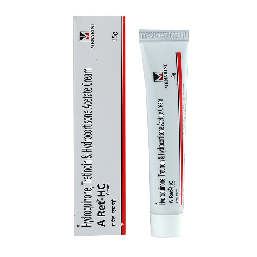A Ret HC Cream 15g Hydroquinone, Tretinoin & Hydrocortisone Acetate Cream - Ome's Beauty Mart