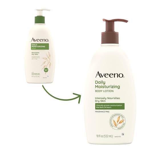 Aveeno Daily Moisturizing Body Lotion (New packaging) - Ome's Beauty Mart