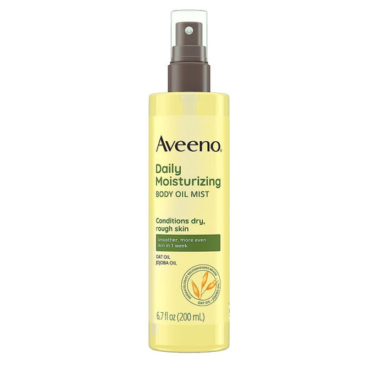 Aveeno Daily Moisturizing Body Oil Mist with Oat Oil, 6.7 fl. oz (New pack) - Ome's Beauty Mart