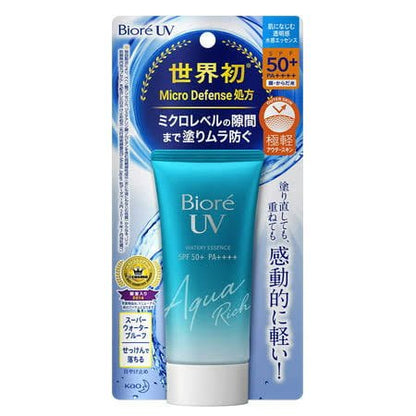 Biore UV Aqua Rich Watery 50 g Sunscreen SPF 50 + / PA ++++ (1 Count) - Ome's Beauty Mart