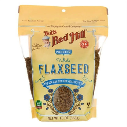 Bob’s Red Mill Natural Foods Whole Flaxseed 13oz (368g) - Ome's Beauty Mart