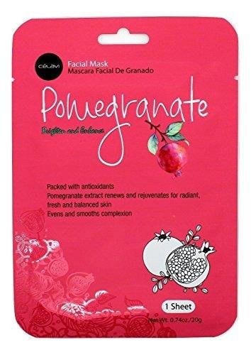 CELAVI ESSENCE FACIAL MASK PAPER SHEET KOREA SKIN CARE (Pomegranate) - Ome's Beauty Mart