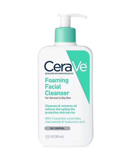Cerave Foaming Facial Cleanser 12 oz - Ome's Beauty Mart