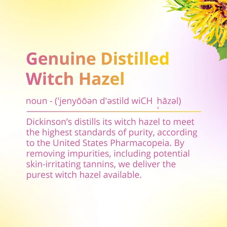 Dickinson's Original Witch Hazel Pore Perfecting Toner, 100% Natural, 16 fl oz - Ome's Beauty Mart