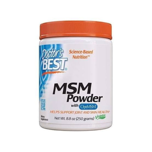 Doctor's Best MSM Powder with OptiMSM, 8.8 oz (250 g) - Ome's Beauty Mart