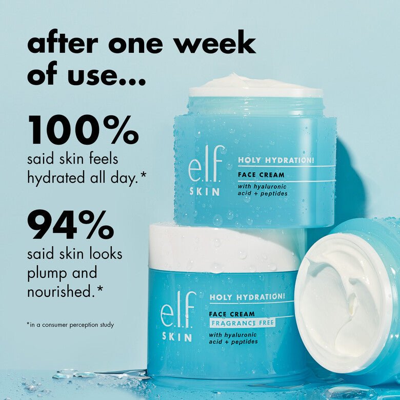 elf HOLY HYDRATION! FACE CREAM - FRAGRANCE FREE - Ome's Beauty Mart