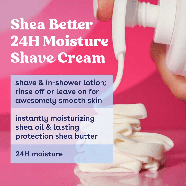 eos Shea Better Women's Shave Cream- Vanilla Bliss | 7 oz - Ome's Beauty Mart