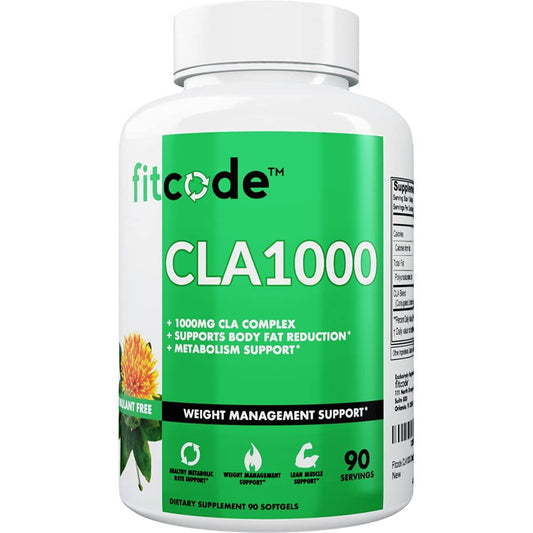 FitCode CLA1000 1,000 mg | 90 Softgels - Ome's Beauty Mart