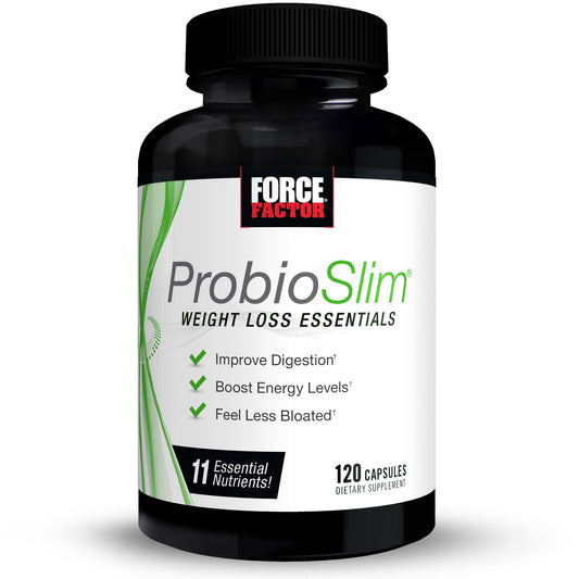 Force Factor ProbioSlim Weight Loss Essentials Probiotics 120 Capsules Exp 11/2026 - Ome's Beauty Mart
