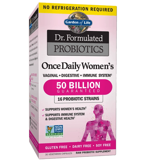 Garden of Life Dr. Formulated Once Daily Women's Probiotic 30 vcaps - Ome's Beauty Mart